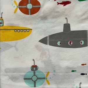 Pottery Barn Kids Submarine Themed Bedding Sheets - Multicolor Twin size